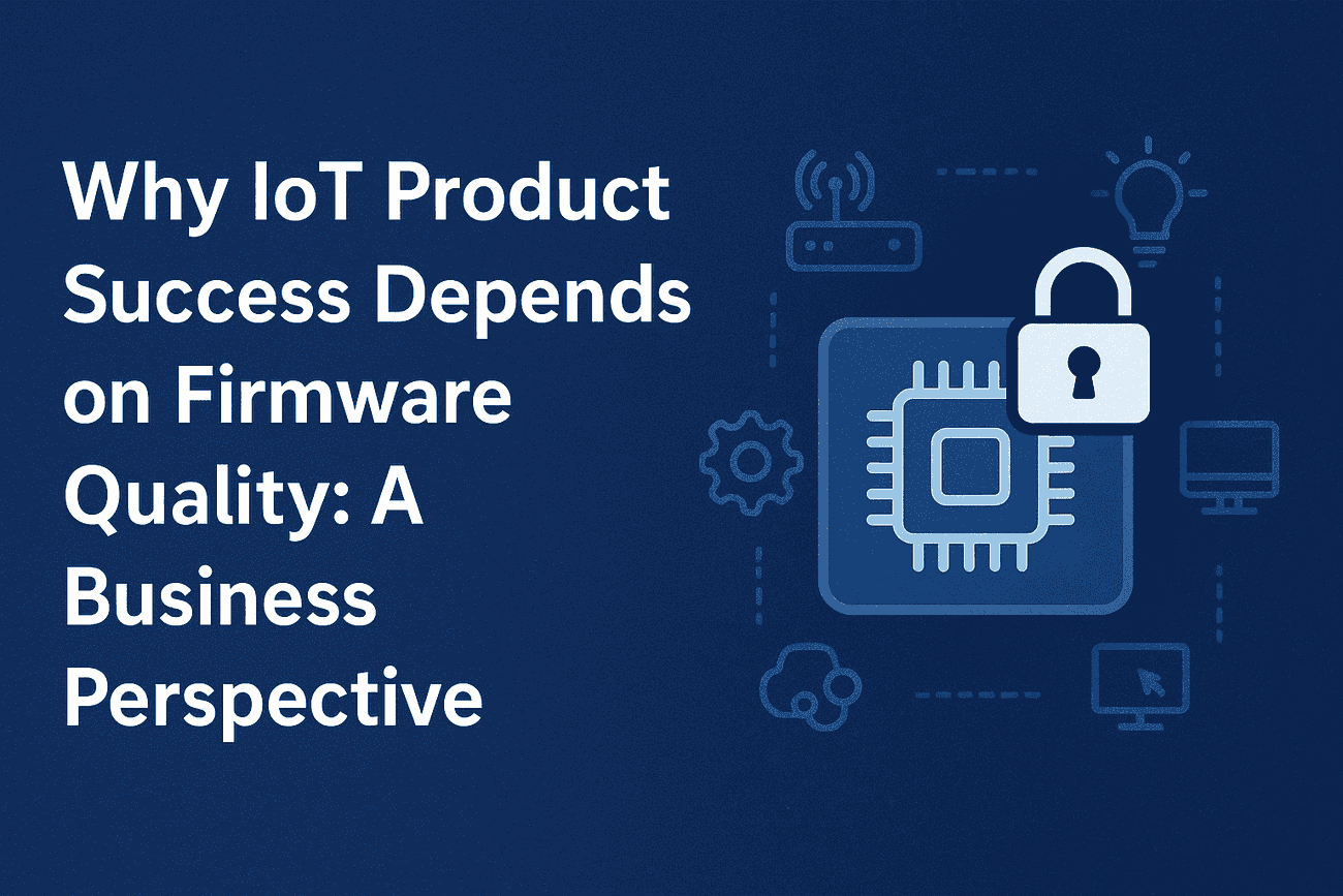 Why IoT Product Success Depends on Firmware Quality: A Business Perspective