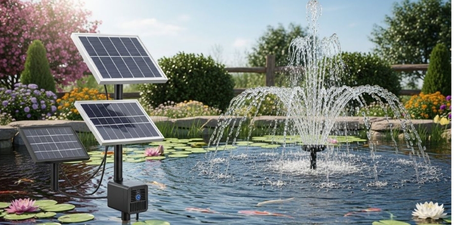 Future of outdoor water features: Solar-powered water pump and fountain pump explained